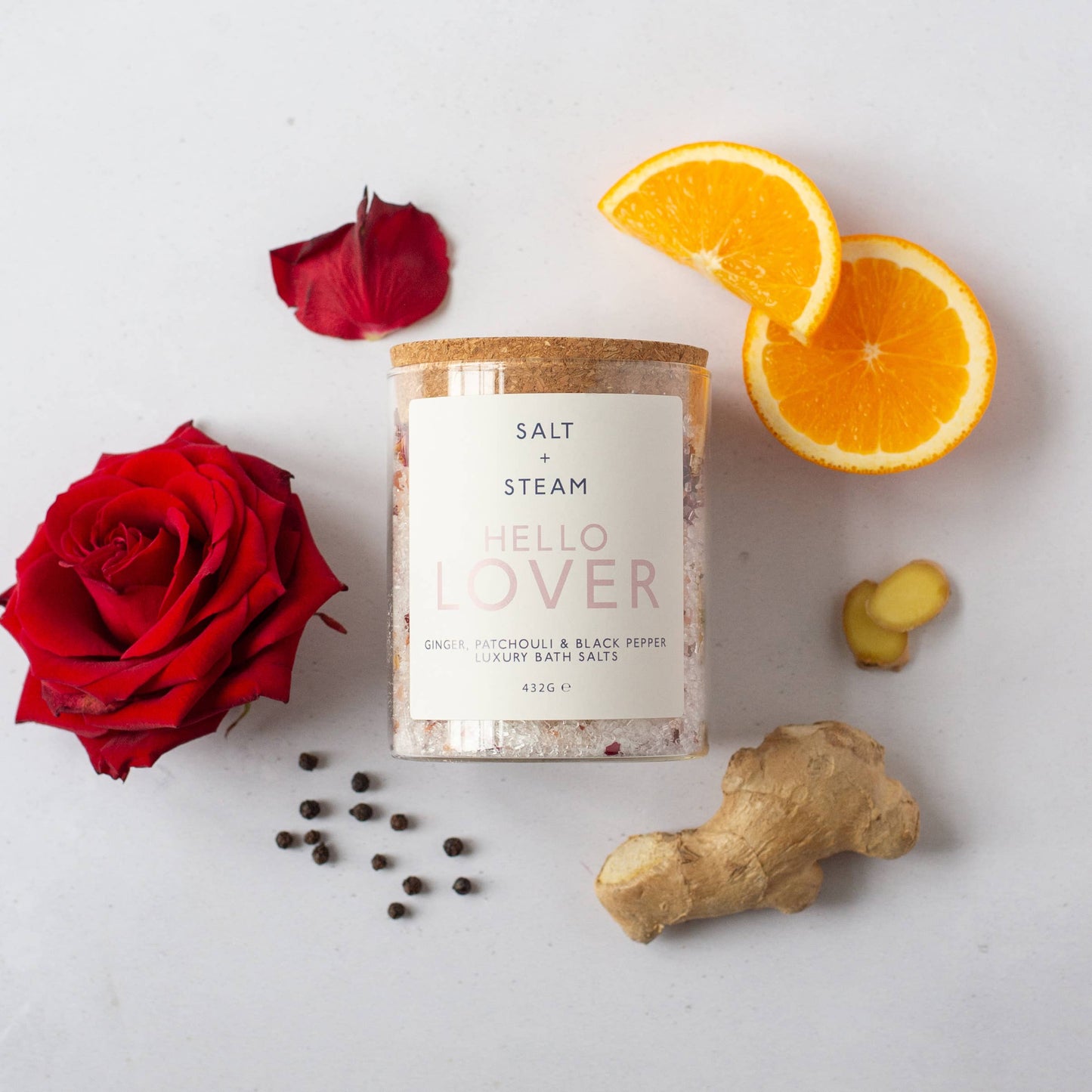 Hello Lover - Ginger & Patchouli Bath Salts