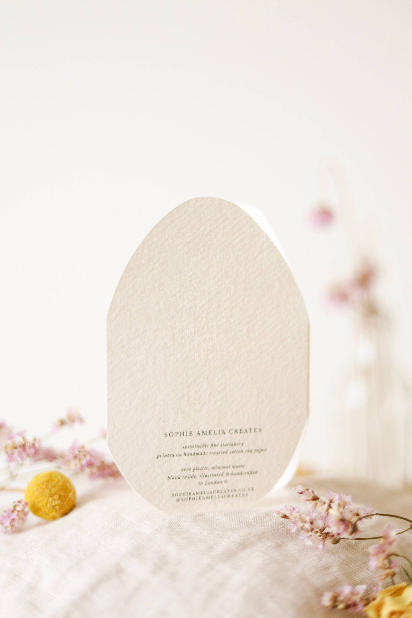 Easter Egg Hand Cut Card