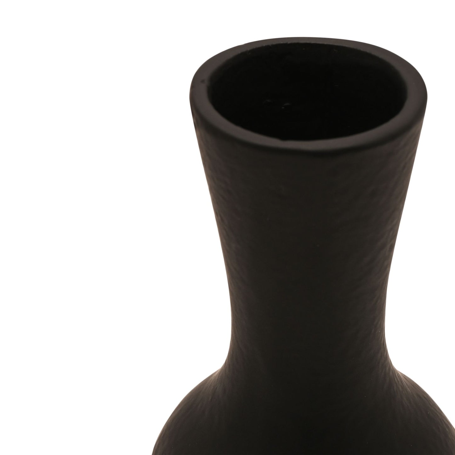 Small Black Metal Vase