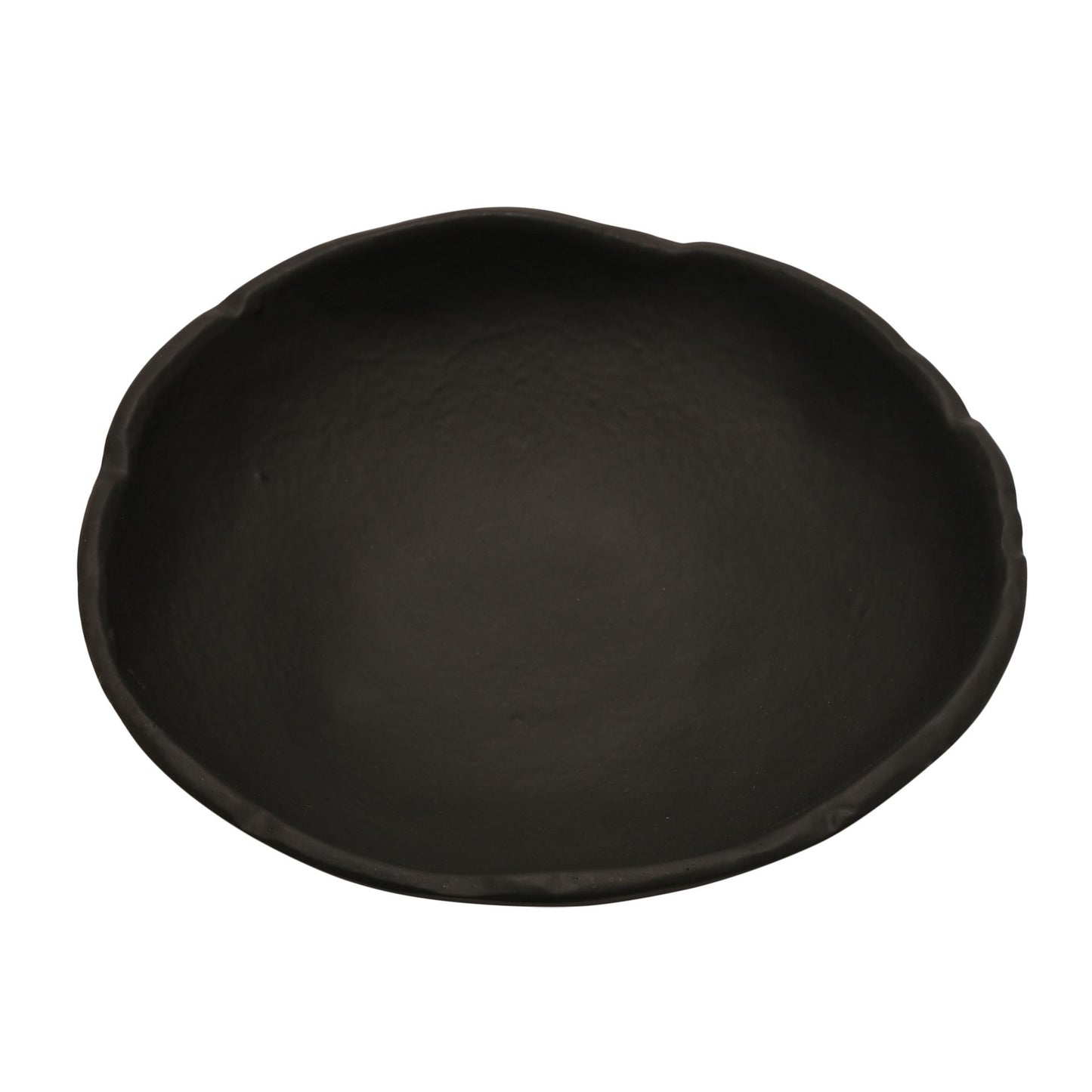 Textured Black Decorative Bowl