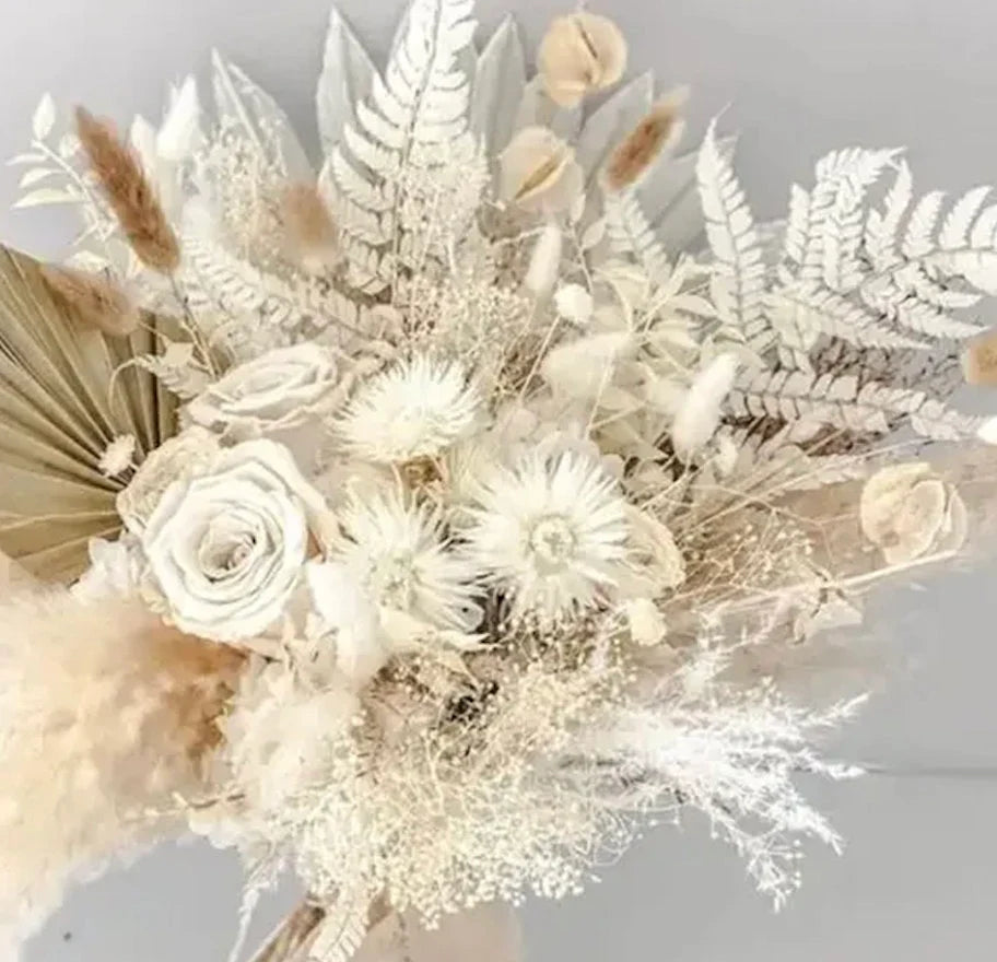 Ivory Pampas Bridal Bouquet