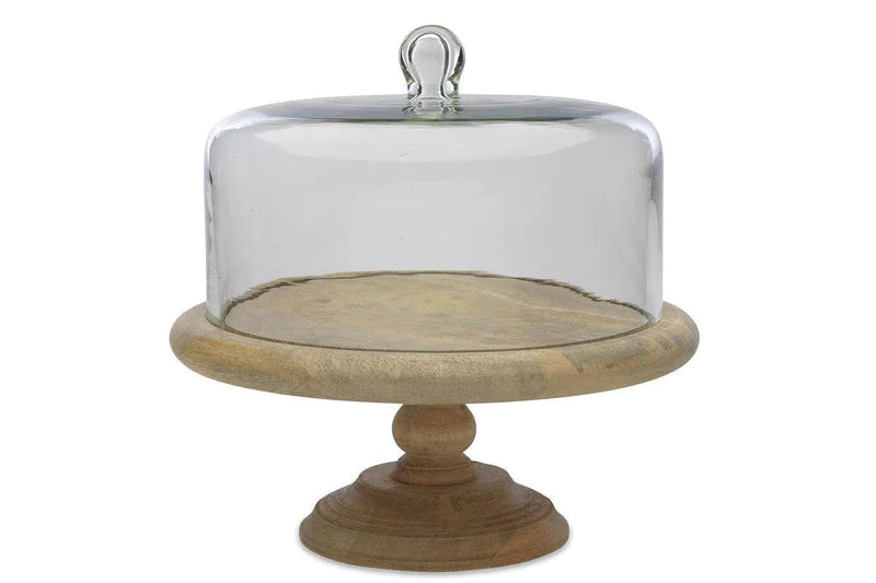 Recycled Glass Dome Cake Stand