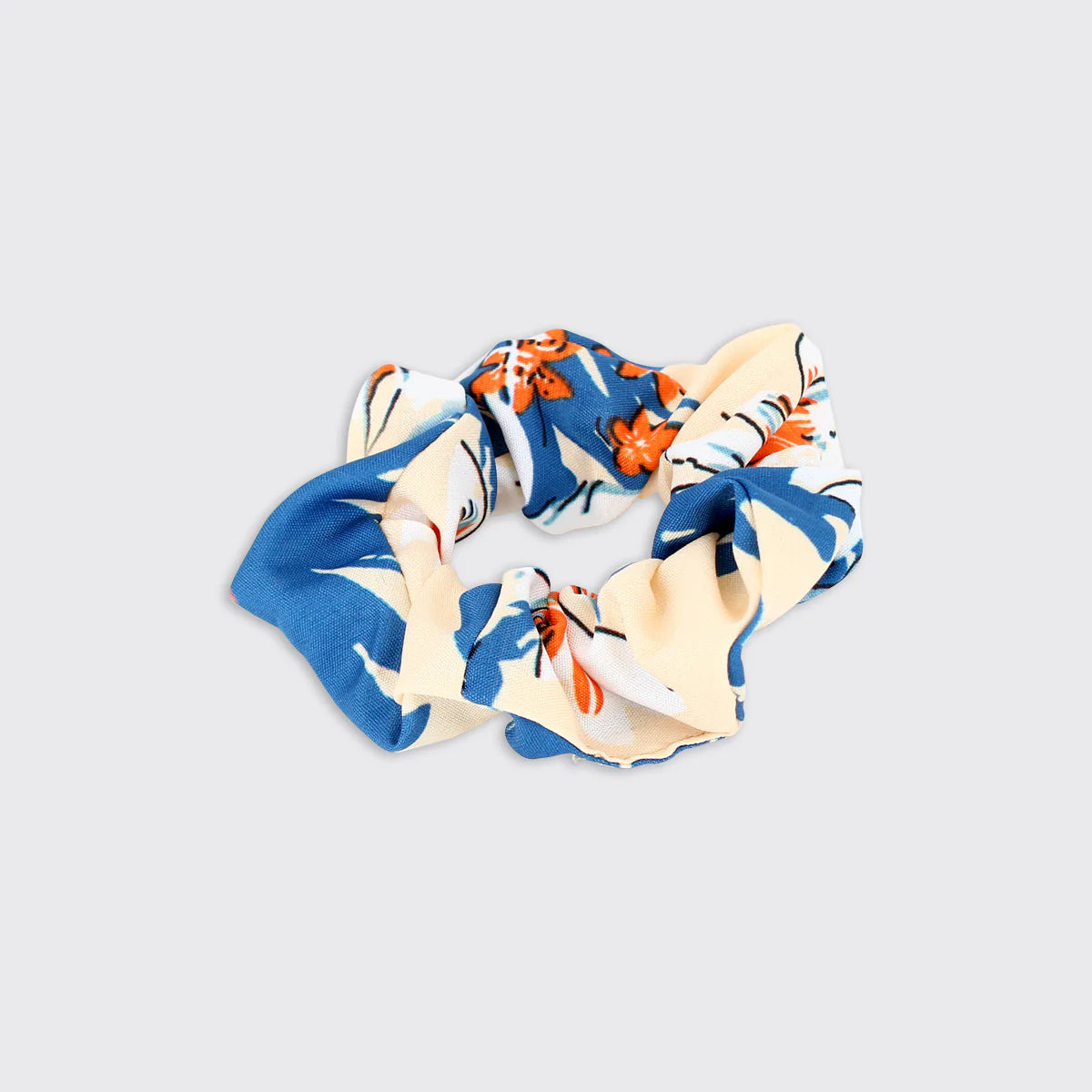 Sally Blue Scrunchie