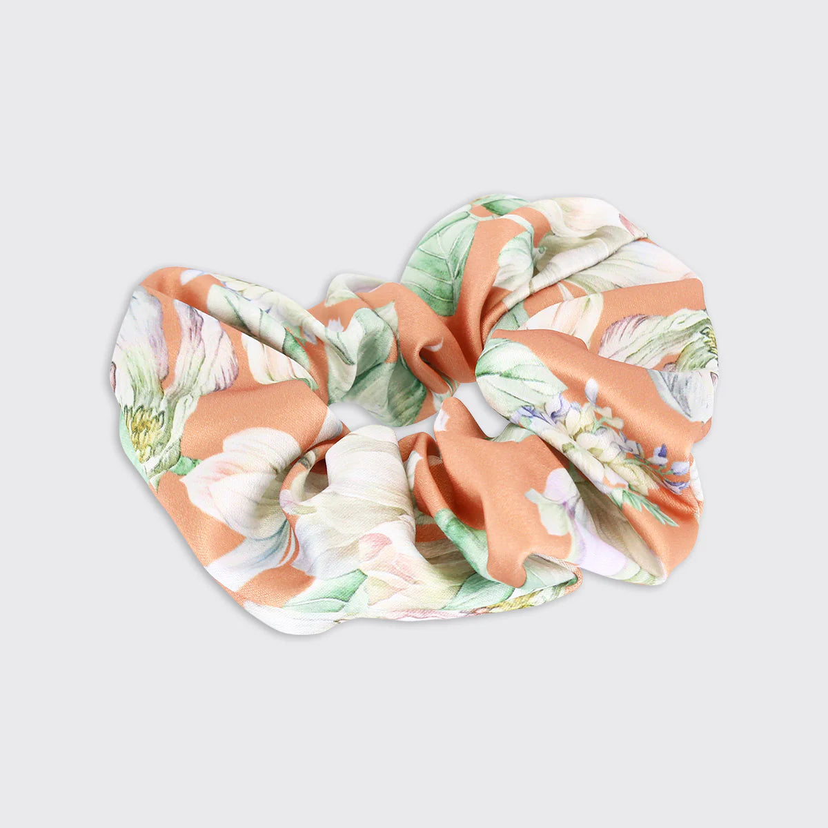 Sophia Peach/Green Scrunchie