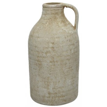 Tall Distressed Mediterranean Vase