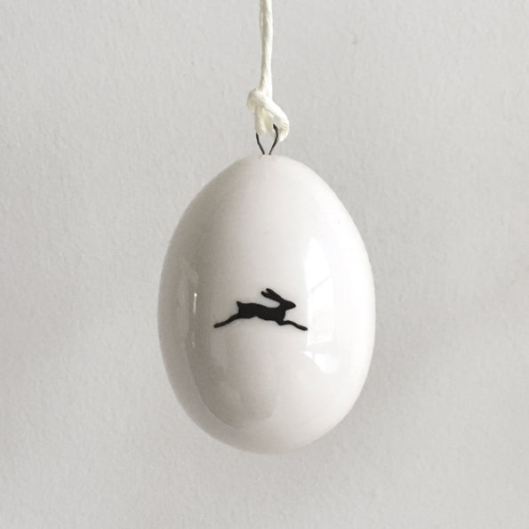Bunny Porcelain Egg