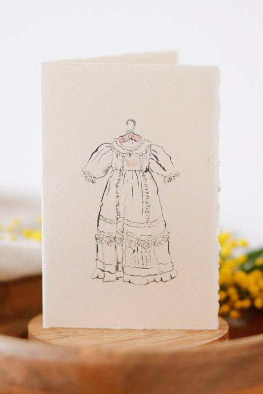 Christening Gown Card