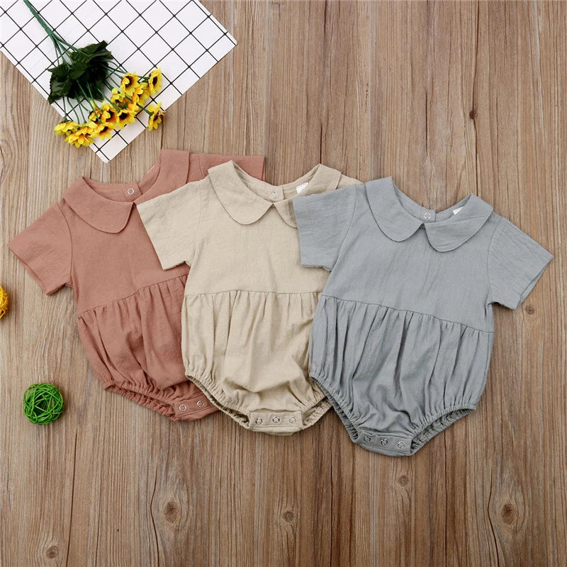 Duck Egg Blue Romper